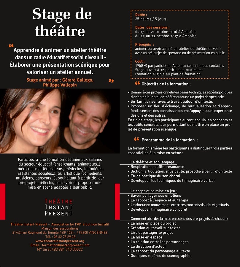Théâtre Instant Présent 1